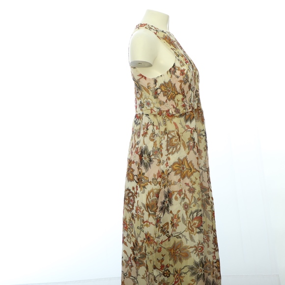 One Fine Day Womens Maxi Dress 12 Floral Sheer - Picture 3 of 7